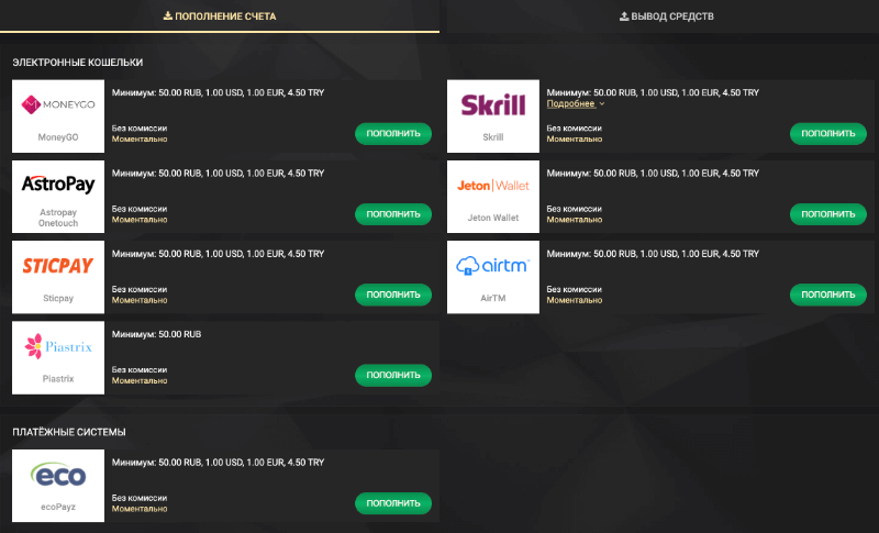 Как пополнить счет в казино 1xSlots Как пополнить счет в казино 1xSlots